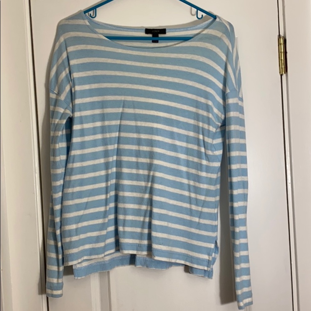 J. Crew lightweight striped sweater